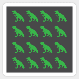 Green Dinos Sticker